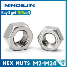 Hexagon Hex Nuts Metric DIN934 M2 M2.5 M3 M4 M5 M6 M8 M10 M12 M14 M16 M18 M20 M22 M24 Carbon Steel Stainless Steel Hex Nuts 2024 - купить недорого