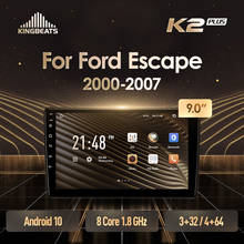 KingBeats штатное головное устройство For Ford Escape 2000 - 2007 GPS Android автомагнитола на андроид магнитола For Форд Эскейп поколение рестайлинг For автомобильная мультимедиа  8 core*1.8G No 2din 2 din dvd 2024 - купить недорого