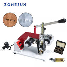 ZONESUN-máquina de codificación de fecha Ribon de Color, Manual de ZY-RM5-E, impresora de fecha de caducidad, bolsa de papel de aluminio, logotipo 2024 - compra barato