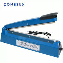 ZONESUN ZS-FS200 Hand Impulse Sealing Machine Plastic Bag Sealing Machine Plastic Bag Heat Sealer Supply 2024 - compre barato