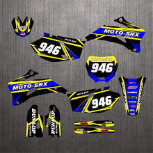 Motocross 3M Graphics DECALS Background STICKERS Kits For YAMAHA YZF250 YZ250F YZF450 YZ450F 2006 2007 2008 2009 YZ 250F YZ 450F 2024 - buy cheap