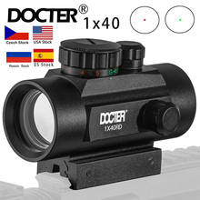 1x40 Riflescope Tactical Red Dot Scope Sight Hunting Holographic Green Dot Sight With 11mm 20mm Rail Mount Collimator Sight 2024 - buy cheap