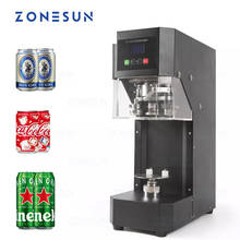 Zonesun máquina de vedação para garrafas, para café, chá, máquina de vedação para garrafas de bebida, 220v 55mm 2024 - compre barato