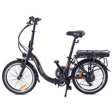 Складной электрический городской велосипед fafree, 20 дюймов, 250 Вт, 10 Ач, мопед, горный электровелосипед, Диапазон действия 55 км, максимальная нагрузка 120 кг 2022 - купить недорого