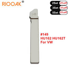 10pcs Universal Remote Key Blade HU162 HU162T #149 KD VVDI Uncut Flip Blank For VW Golf 7 Sportsvan Replacement Key Blade 2024 - buy cheap