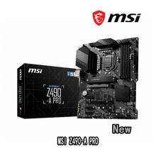 MSI Z490 A PRO Intel Z490 ATX DDR4 4800(O.C.) Материнская плата USB 3,2 SATA 3,0 M.2 с поддержкой 10 11 Gen CPU LGA 1200 2024 - купить недорого