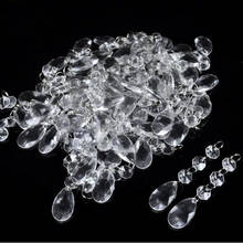 Camal 30pcs Teardrop Acrylic Crystal Octagonal Beads String Garland Chandelier Hanging Home Party Curtain Wedding 2024 - buy cheap