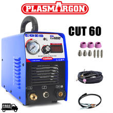 Cortador de plasma igbt cut60, 50amps, 220v, dc máquina de corte de metal, corte limpo, espessura de corte 18mm 2024 - compre barato