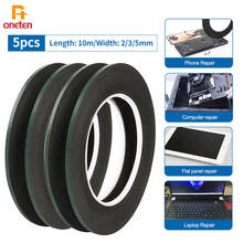 5pcs/Set Black 3mm Thick 10meter Foamy Adhesive Double Sided Tape For Phone Repair Tablet Display Lens LCD Screen Car Paste 2024 - compre barato