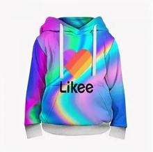 Children's sweatshirt 3D likee gradient 2024 - buy cheap