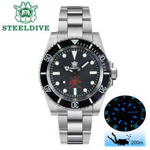 STEELDIVE 1954 Sea 200m Diver Watch Automatic Original NH35 Self Wind Sapphire Crystal Mechanical Watches BGW9 Luminous 20Bar 2024 - buy cheap
