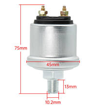 Упаковка из 1 NPT-1/8 механического датчика давления масла s NPT1/8 M10X1 Резьба датчика для 0-5 бар 0-10 бар датчик давления масла s 2024 - купить недорого