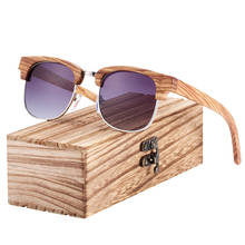 BARCUR Wood Gradient glass Women's Sunglasses Wooden Box free UV400 Protection Polarized oculos de sol feminino 2024 - buy cheap