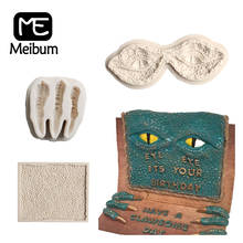 Meibum Dinosaur Suit Eyes Claws Skin Silicone Fondant Cake Mold Gum paste Sugar Craft Dragon Decorating Dessert Mould Bake Tools 2024 - buy cheap