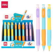 Deli lápis mecânico, lápis para correção de postura, 0.5mm/0.7mm, lápis automático para estudantes, material escolar kawaii para crianças 2024 - compre barato
