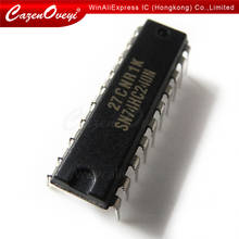 Новый оригинальный инвертор/буферный чип, 10 шт./лот 74HC240 SN74HC240N DIP-20, в наличии 2024 - купить недорого