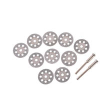 10 pçs/lote pequeno 20mm diamante disco abrasivo dremel ferramenta rotativa acessórios roda de moagem diamante serra circular disco de corte 2024 - compre barato