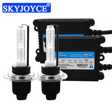 SKYJOYCE 35W/55W Fast Bright Car Light Kit Xenon H7 H1 H3 H11 HB3 HB4 D2H 4300K-8000K Auto Headlamp AC 12V Slim HID Ballast Kit 2024 - buy cheap