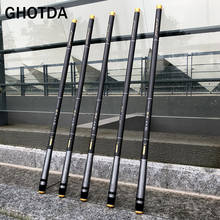 GHOTDA Telescopic Fishing Rod Carbon Fiber 3.6m-7.2m Stream Fishing Rods Ultra Light Hand Pole Carp Fishing Feeder Rod 2024 - buy cheap