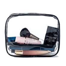 Transparent PVC Cosmetic Bag Women Men Travel Makeup Purse Bag Zipper Make Up Organizer Storage Pouch Toiletry Beauty Wash  Case 2024 - buy cheap