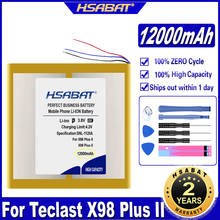 HSABAT-batería 12000 de 2879127 mAh para Tablet PC Teclast X98 Plus II 2, 3 líneas, C2D7, X98 Plus II 2024 - compra barato
