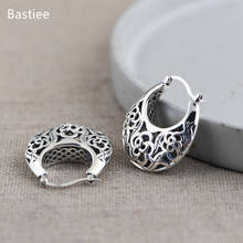 Bastiee Earings Fashion Jewelry Flower 925 Sterling Silver Earrings Gifts For Women Drop Earrings Vintage Jade Silver 2024 - buy cheap