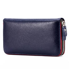Long Women Wallet With Interior Moblie Female Large Purse Perse Carteira Woman Genuine Leather Card Holder Money Bag Ladies Coin 2024 - buy cheap
