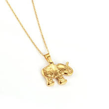 OUFEI Elephant Necklace Woman Accesories Stainless Steel Jewelry For Woman Fashion Jewellery Chain Choker Necklace Free Shipping 2024 - buy cheap