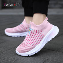 CAGILKZEL Sneakers Boys Shoes Kids Sports Shoes Lightweight Boys Girls Casual School Trainers Children Brand Breathable Shoes 2024 - buy cheap