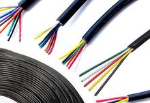 RVV cable black 26AWG 0.12MM2 RVV 2/3/4/5/6/7/8/10/12/14/16/20 control signal line copper wire 2024 - buy cheap