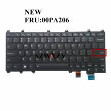Szwxzy novo para lenovo thinkpad yoga 260 00pa206 teclado portátil eua layout sem retroiluminado 2024 - compre barato