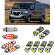 Interior led Car lights For Nissan nv300 box x82 nv300 kombi x82 bus bulbs for cars License Plate Light 8pc 2024 - buy cheap