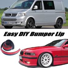 Bumper Lip Deflector Lips For Volkswagen VW Transporter T5 Caravelle Multivan Front Spoiler Skirt For / Body Kit / Strip 2024 - buy cheap