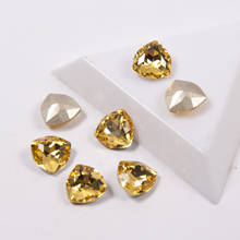 YANRUO-diamantes de imitación para decoración de uñas, cristales Strass de cristal de alta calidad, Color topacio, 4706 2024 - compra barato