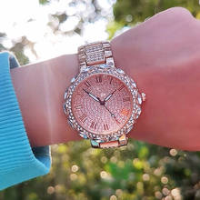 Ladies Wrist Watches Top Luxury Brand Steel Women Bracelet Watch Fashion Rhinestone Diamond Female Clock Relogio Feminino 2024 - buy cheap