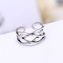 Boho vintage cruz cadeias anéis para mulheres banda de casamento masculino anéis de dedo 2020 feminino boêmio jóias presentes 2024 - compre barato