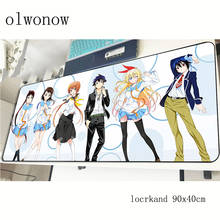 Nisekoi pad mouse computer gamer Miyamoto Ruri mouse pad 900x400x3mm padmouse Tachibana Marika mousepad gadget office desk mats 2024 - buy cheap