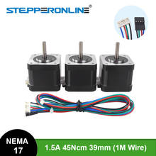 Nema 17 Stepper Motor 39mm 42 Motor Nema17 42BYGH 45Ncm Step Motor 4-lead for 3D Printer CNC Printing XYZ 2024 - buy cheap