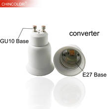 Led Lamp Base Converter GU10 to E27 Screw  Light Bulb Holder Adapter Socket Plug Extender PBT Plastic Safty Fast Ship JQ 2024 - buy cheap