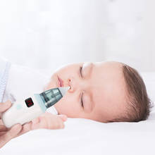 Aspirador elétrico para limpeza nasal de bebês recém-nascidos, equipamento seguro e higiênico, para limpeza nasal 2024 - compre barato
