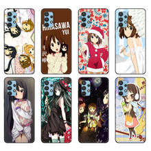 Black tpu Case For Samsung galaxy A32 A42 A52 A72 4g 5g S21 PLUS ultra back cover K on! Hirasawa Yui Anime 2024 - buy cheap