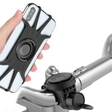 Soporte Universal de teléfono móvil para motocicleta y bicicleta, Clip para manillar de bicicleta, para iPhone y Samsung 2024 - compra barato