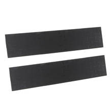 2x Rubber HEEL Strip Shoe Repair 400 MM X 100 MM X 6 MM Thick Black Natural 2024 - buy cheap