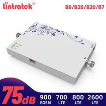 Lintratek-repetidor de sinal de celular 75db, 2g, egsm, 900mhz, lte 700, 800, 2600mhz, amplificador de sinal de celular b28, b20, 4g, lte, band28 2024 - compre barato