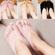Women's Ultra Thin Summer and Spring Womens Socks Five Fingers Socks Silicone Low-cut Invisible Socks Womans Non-slip Socks 2024 - buy cheap