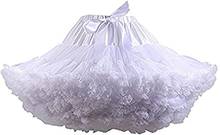 Womens plissado tule lolita petticoat tutu puffy festa cosplay saia 2024 - compre barato