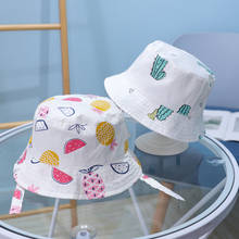 Sombrero de cubo de verano para niños, gorras de Sol de doble cara para niños, niñas, estampado de letra, sombrero de pescador, sombrero de bebé al aire libre Panamá, sombrero de sol de playa 2024 - compra barato