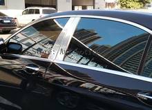 Accesorios de coche para Mercedes Benz W222 s-class S400L S320L S500 2014-2017, cubierta de pilar de ventana pulida, embellecedor de aleación de aluminio, 4 Uds. 2024 - compra barato