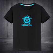 Camiseta de Horror Supernatural para niños, camisa luminosa informal Unisex, camisetas de manga corta 2024 - compra barato