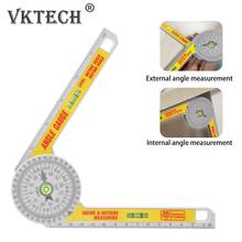 360 Degree Calibration Miter Saw Protractor Angle Finder Miter Gauge Goniometer Angle Level Meter Arm Measuring Ruler 2024 - buy cheap